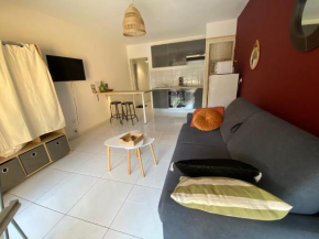 Studio avec jardinet et parking plage à pieds